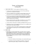 Purchasing policy