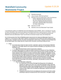 Waitsfield Wastewater Planning Project Update 10 9.19.24