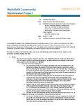 Waitsfield Wastewater Planning Project Update 11 1.17.25