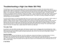 High water bill FAQ